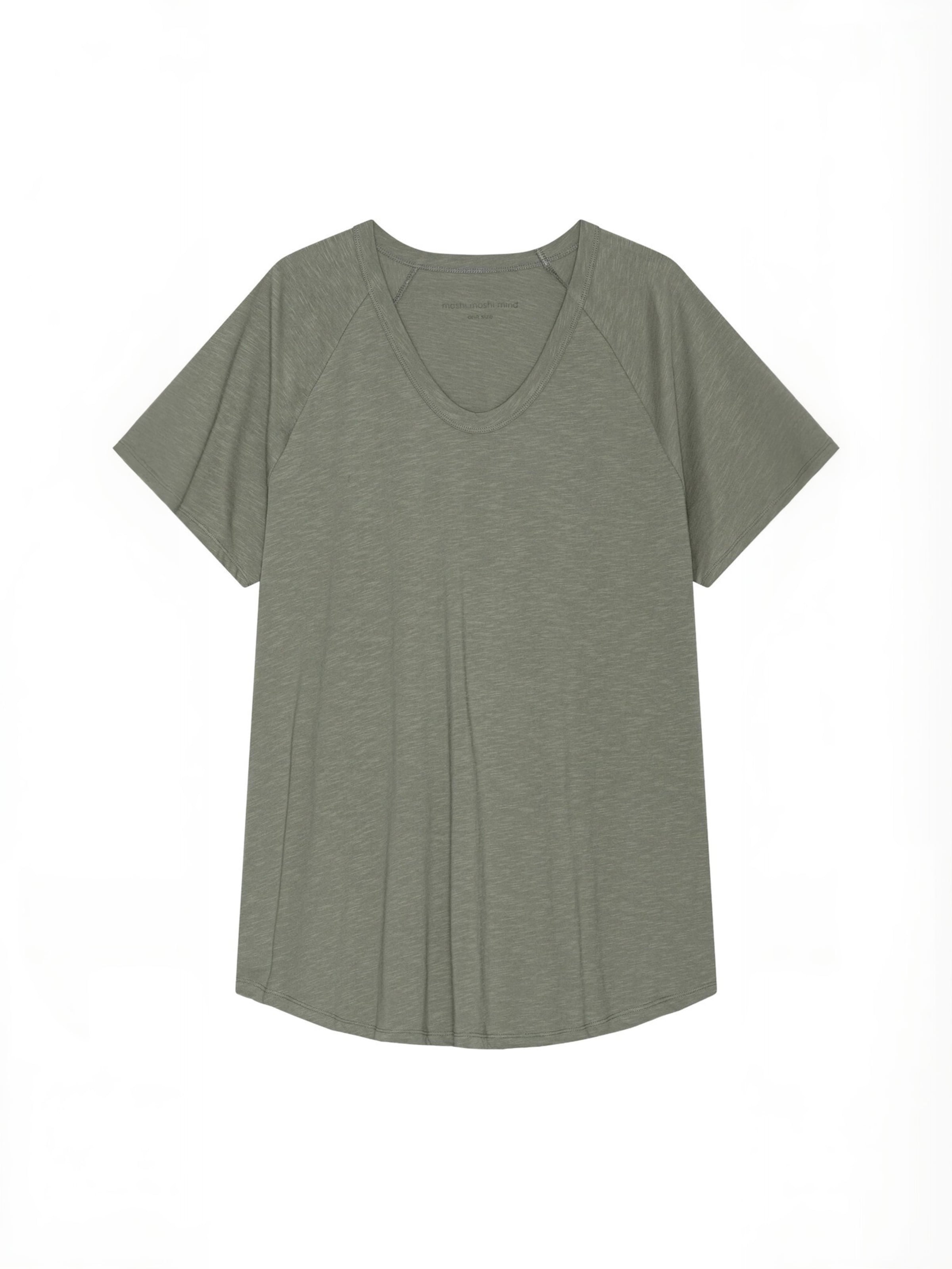 moshi moshi mind T-shirt ' favourite ' in Grün: Vorderseite