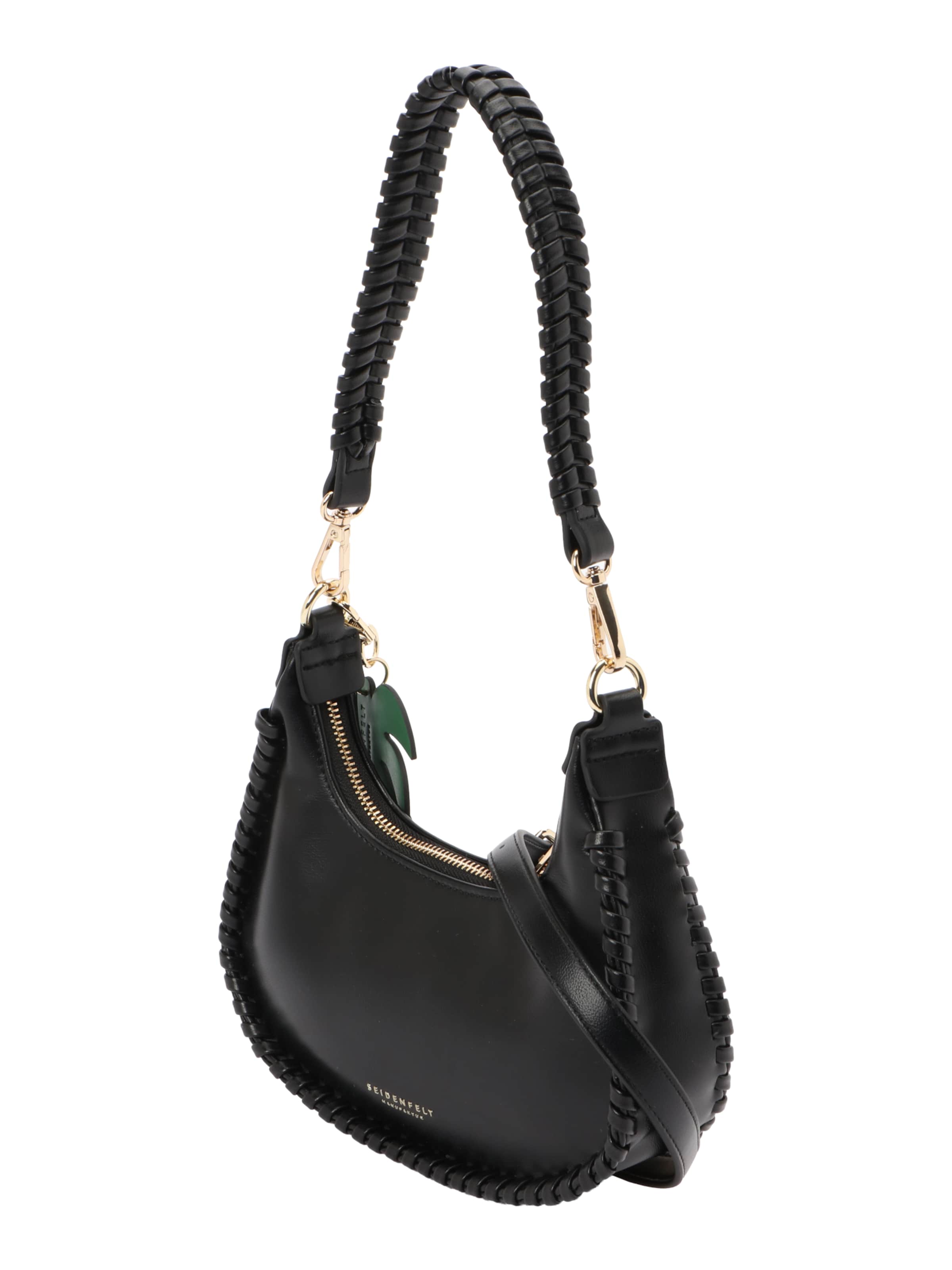 Seidenfelt - Mala de ombro 'Liljendal' em preto