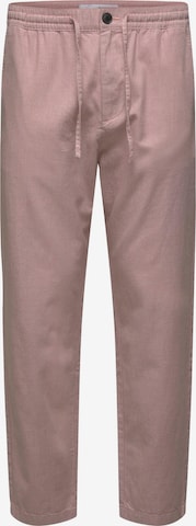 Pantaloni 'Newton' di SELECTED HOMME in rosa: frontale