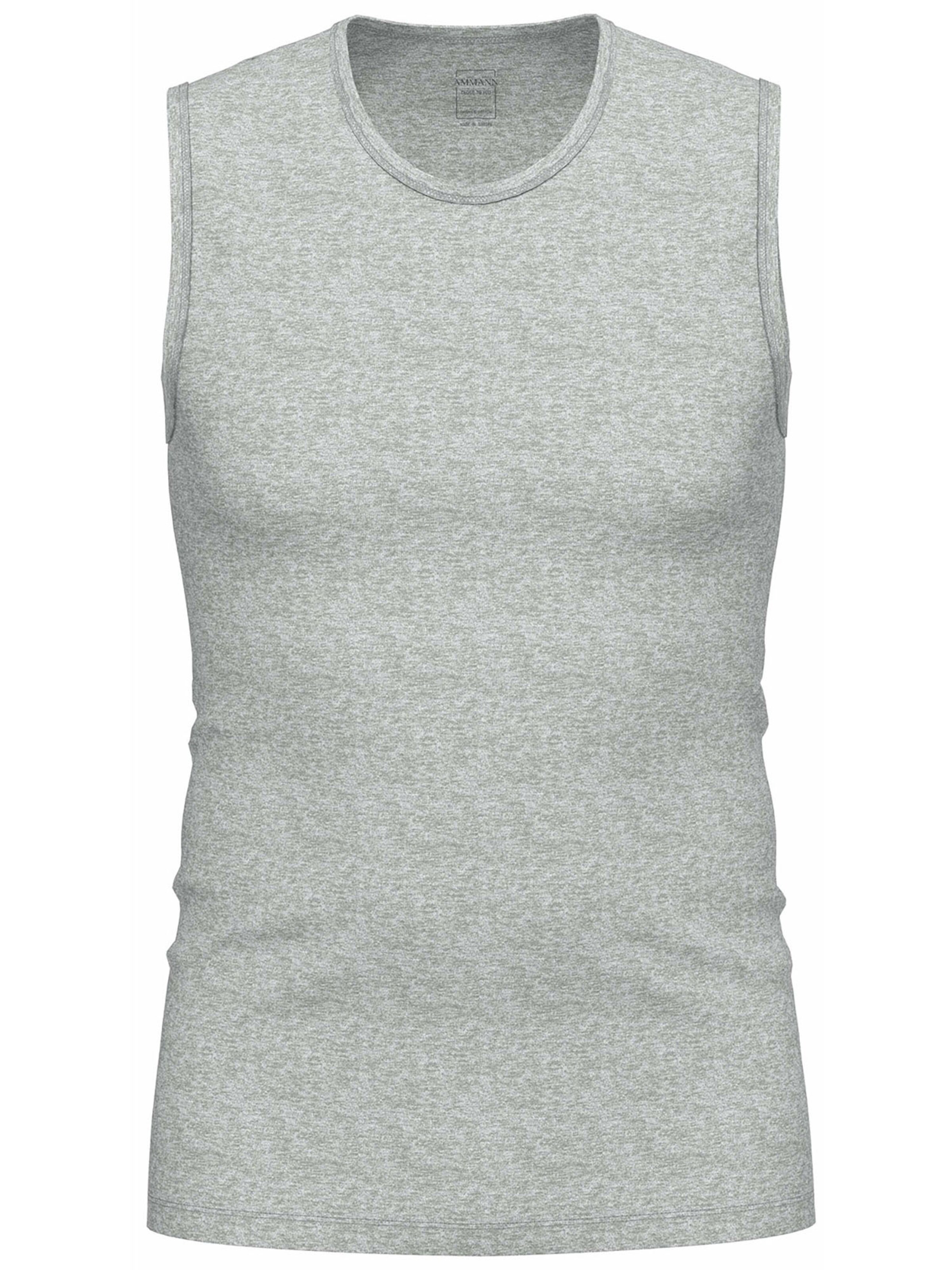 Ammann Undershirt 'Day Modern / Close to you' in Grey: front