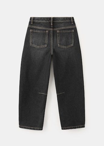 MANGO KIDS Barrel Jeans 'BALLOON2' in Black