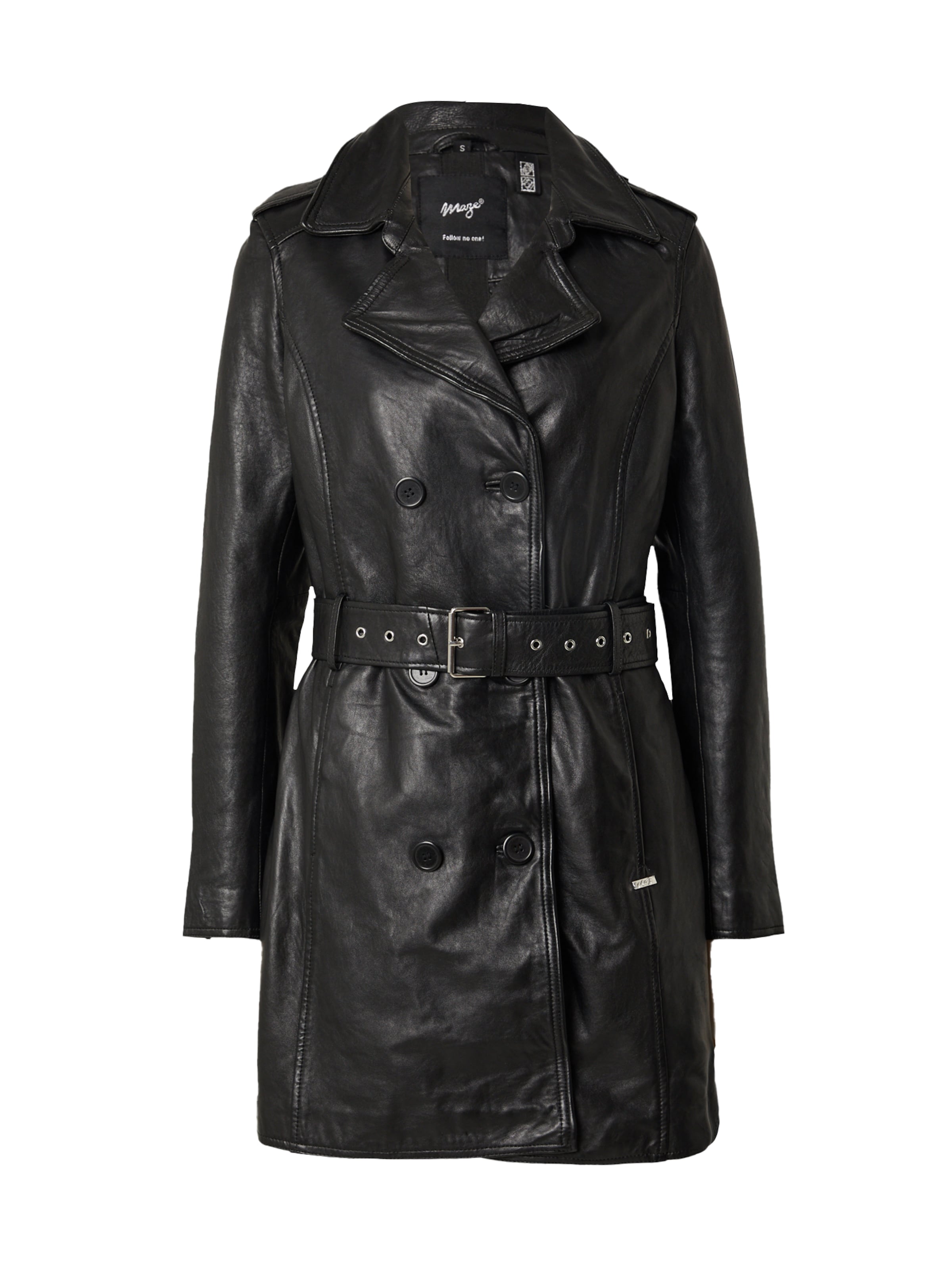 Maze Prehoden plašč 'Culima' | črna barva: sprednja stran