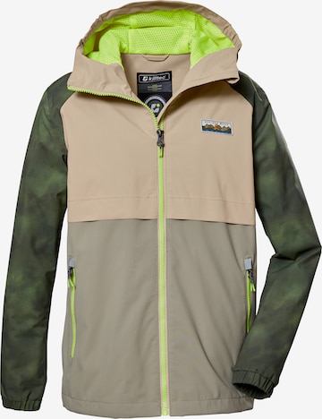 KILLTEC - Chaqueta de montaña en verde: frente