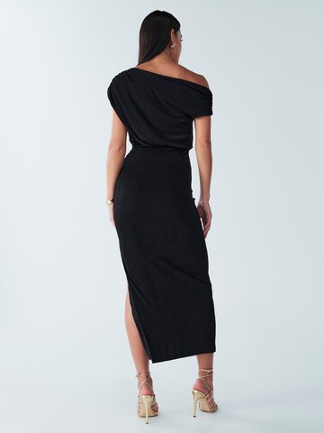 BWLDR Kleid 'Veleda' in Schwarz: Rückseite