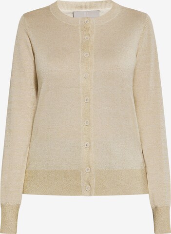 RISA Gebreid vest in Beige: voorkant