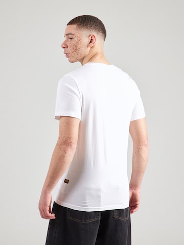 G-STAR Koszulka 'Graw' w kolorze biały: tył