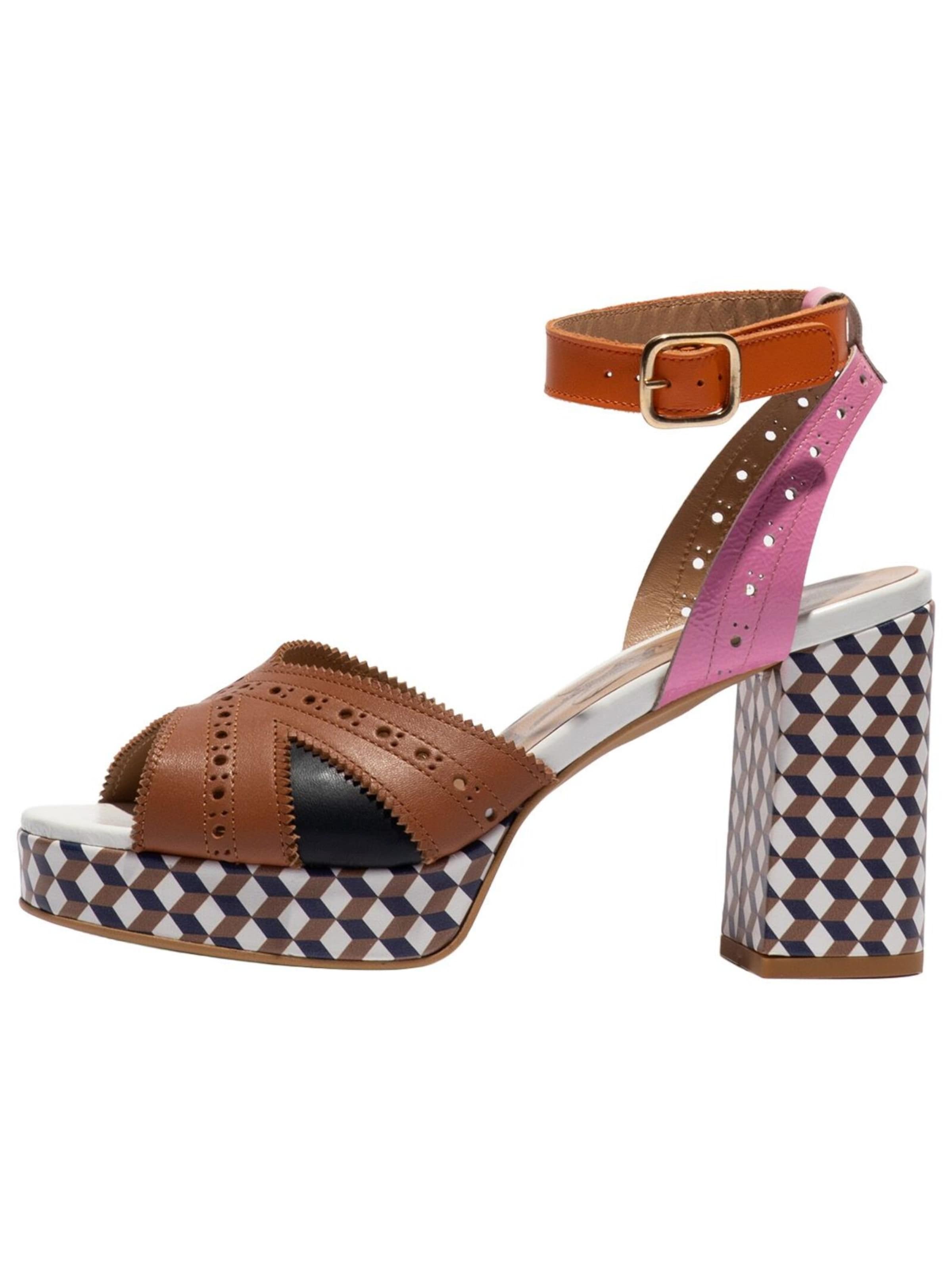 FLY LONDON Sandale in Braun