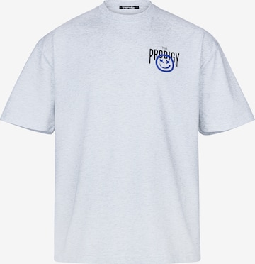 trueprodigy Tričko 'Hajin F' – šedá: přední strana