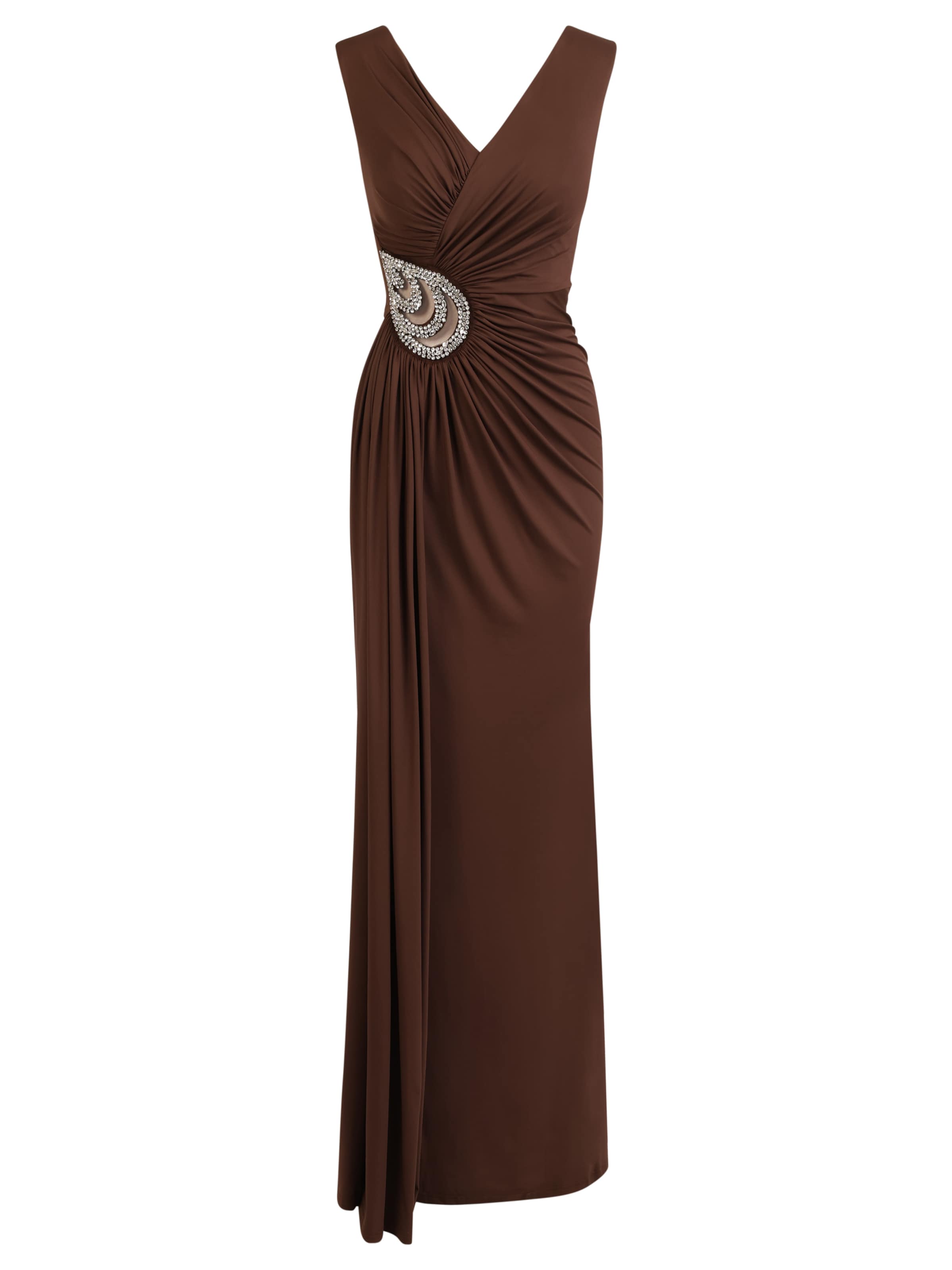 Kraimod Evening Dress in Brown: front