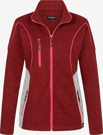 Rock Creek Fleecejacke in Rot: Vorderseite