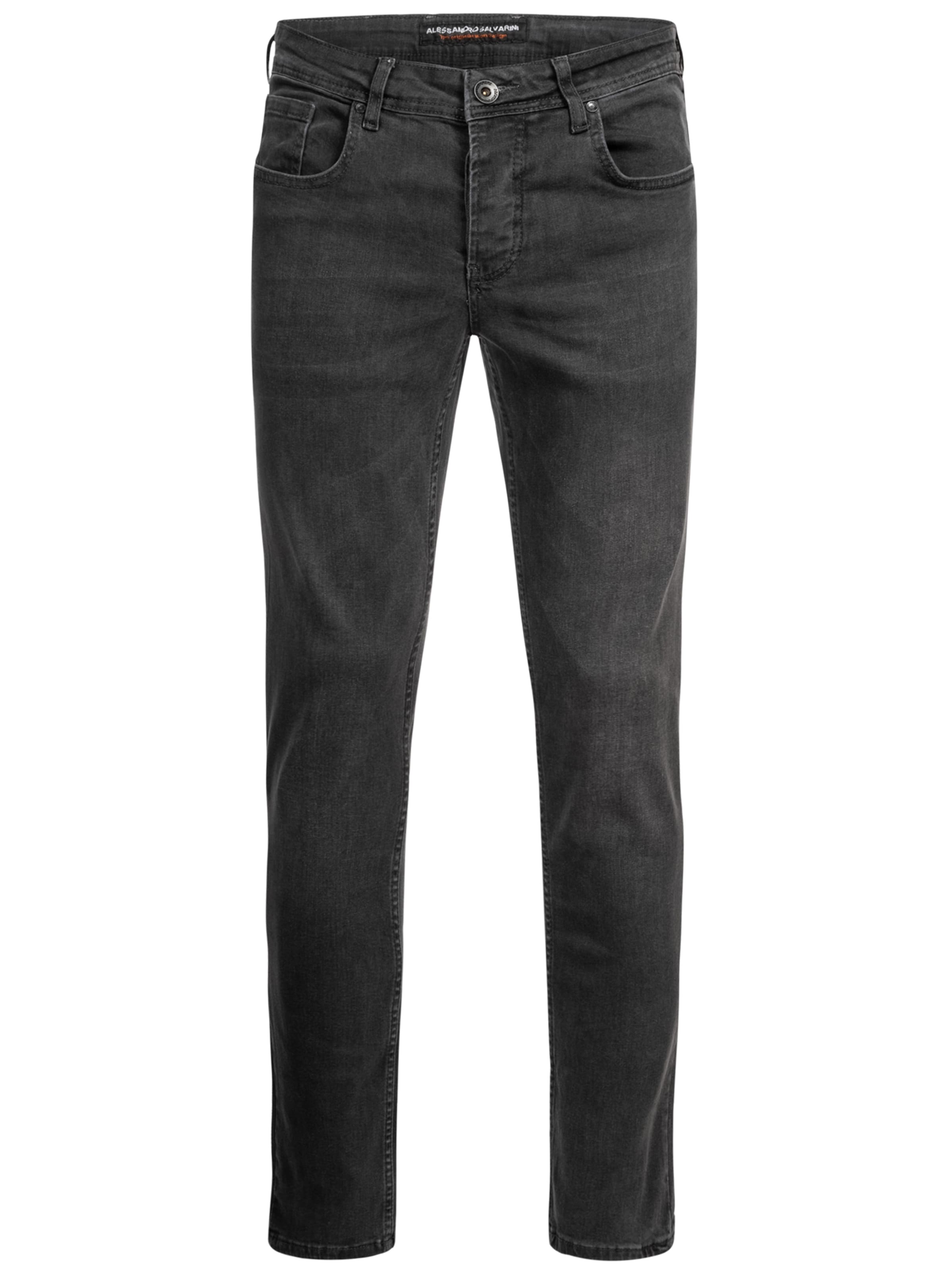 Alessandro Salvarini Jeans in Grey: front