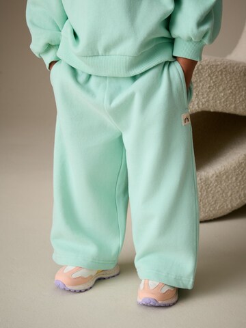 Next Wide Leg Hose in Grün