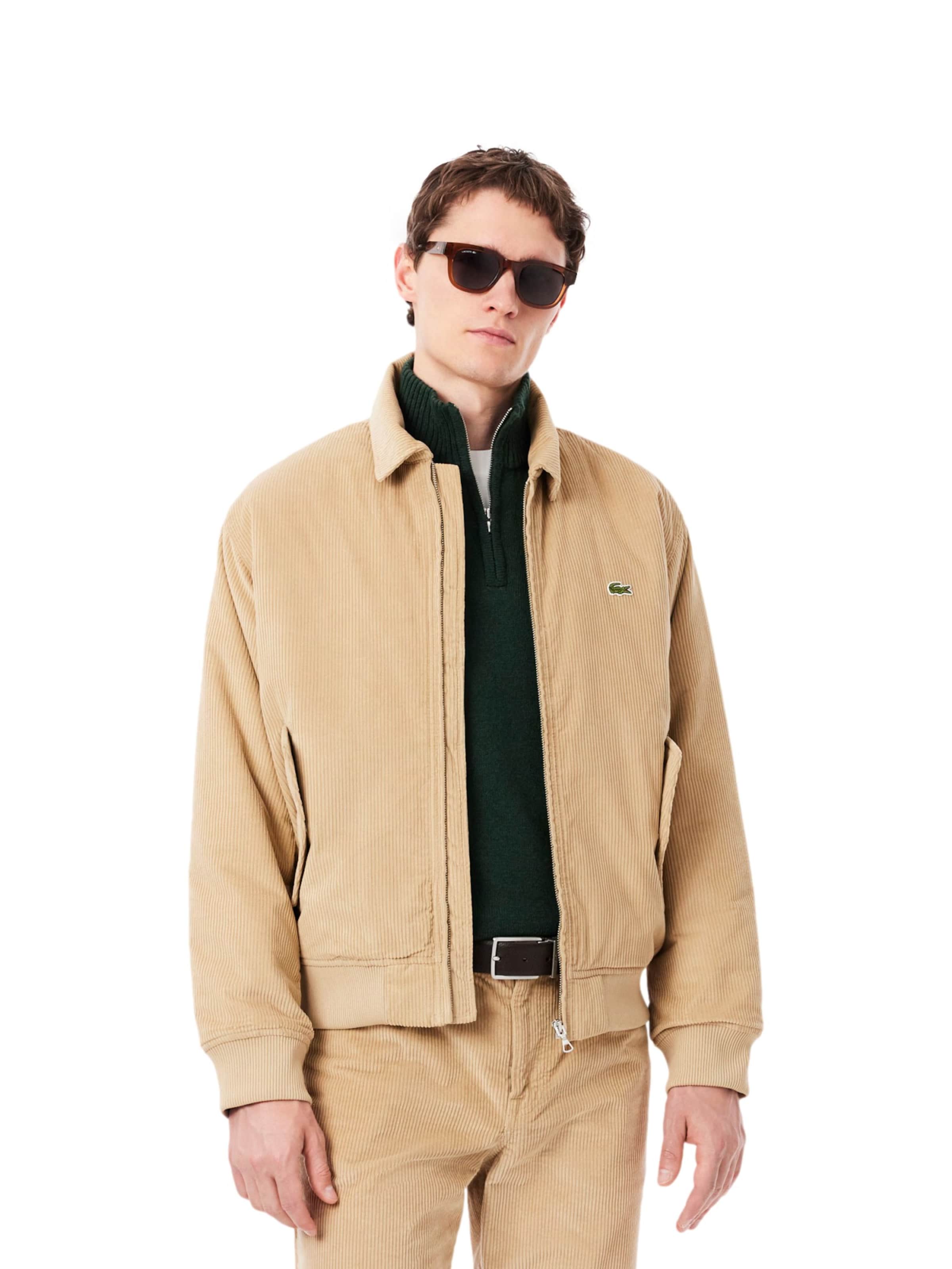 LACOSTE Between-Season Jacket in Beige: front