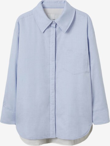 Veste mi-saison 'Libelula' MANGO en bleu : devant