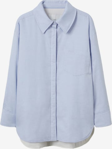 MANGO Prehodna jakna 'LIBELULA' | modra barva: sprednja stran