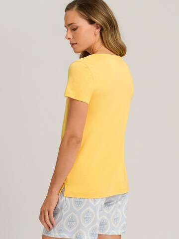 Hanro Pajama Shirt in Yellow