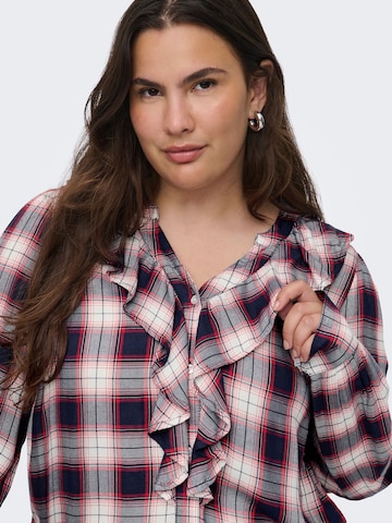 ONLY Carmakoma - Blusa 'CARHalle' en azul