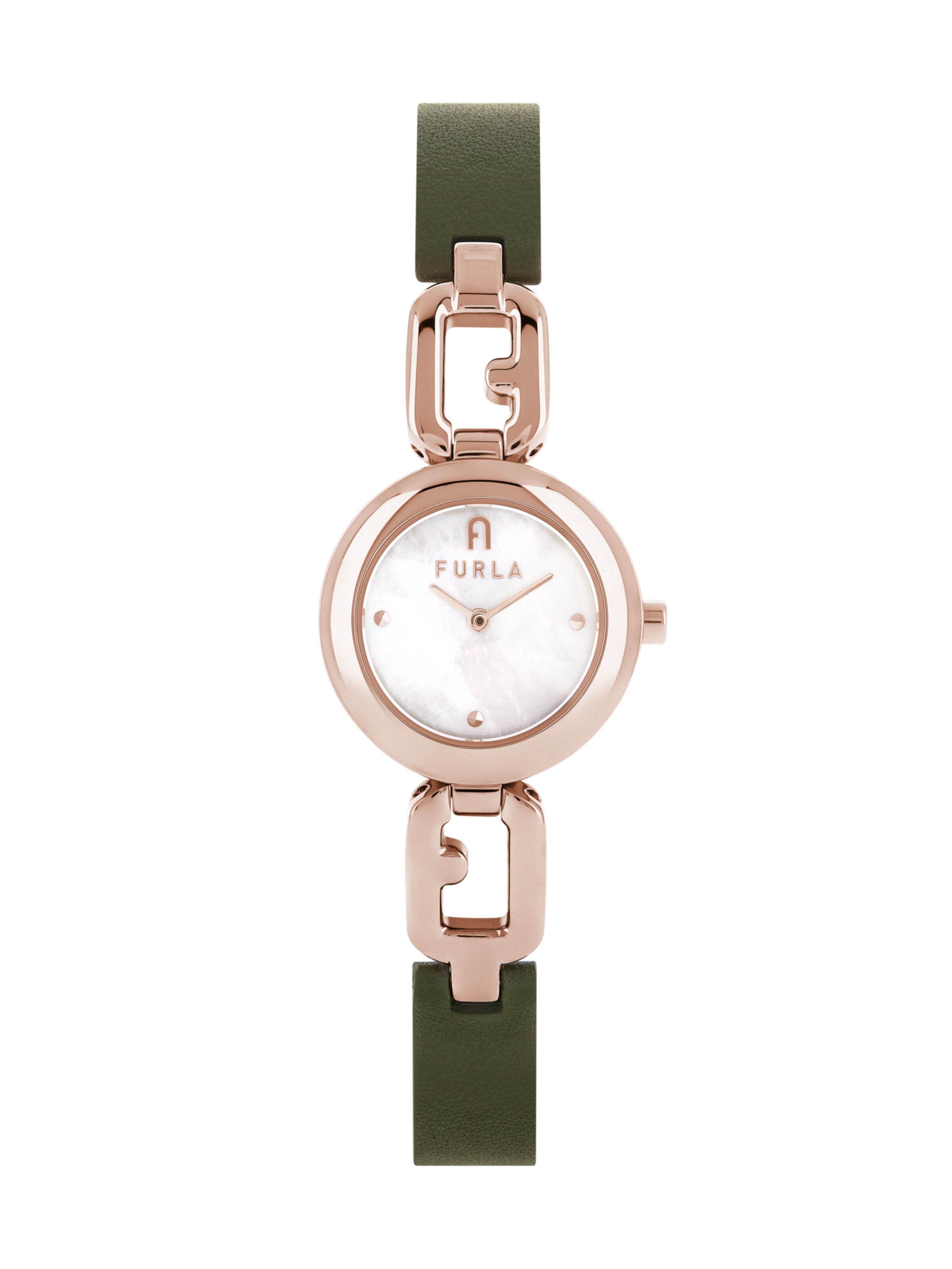 FURLA Analog Watch 'ARCO' in Green