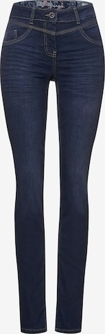 CECIL Slimfit Jeans 'Toronto' in Blauw: voorkant