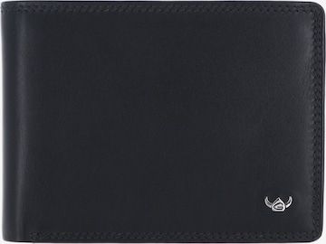 Porte-monnaies 'Polo' GOLDEN HEAD en noir : devant
