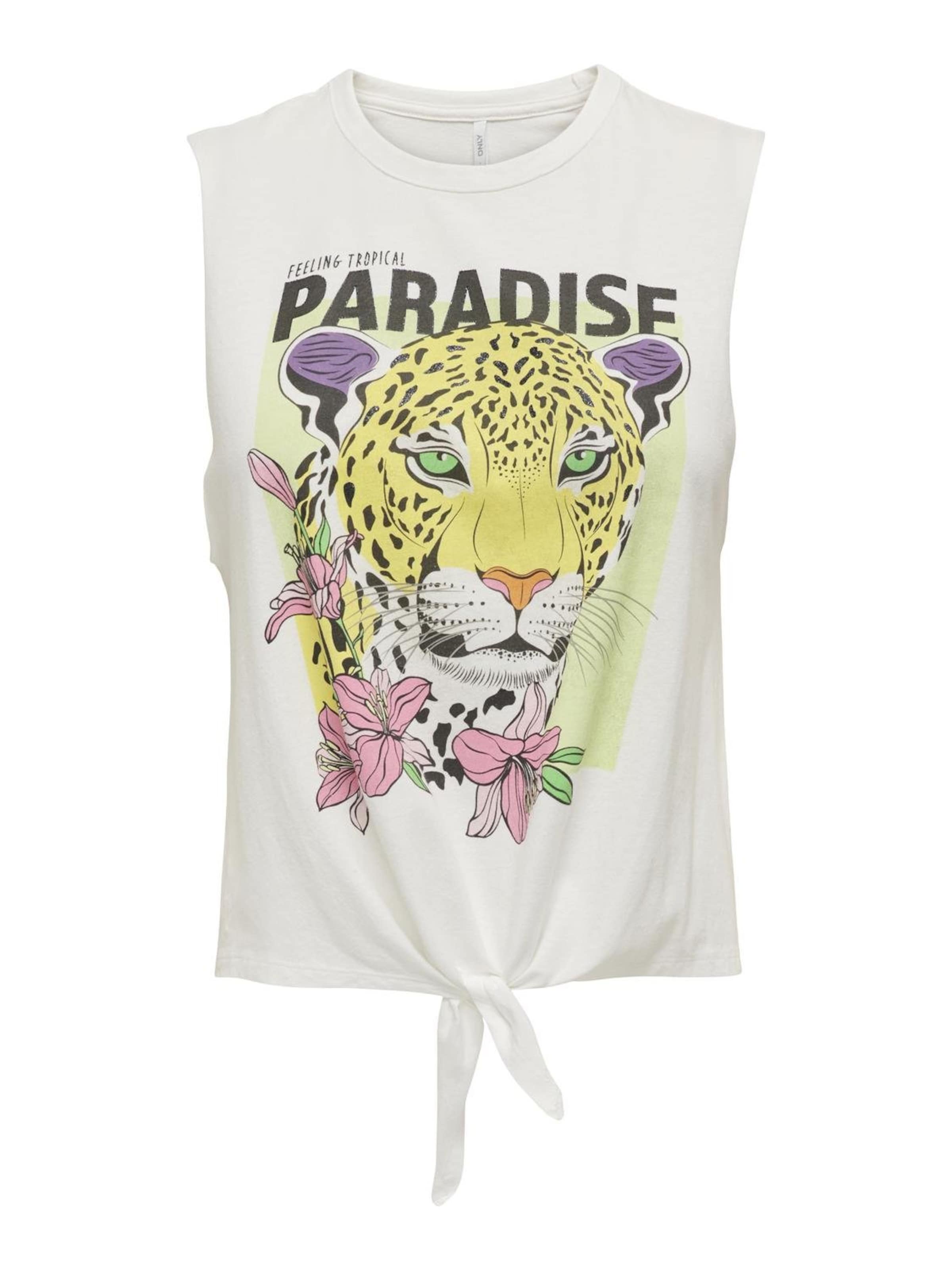 ONLY Top 'ONLLucy' in Weiß: Vorderseite