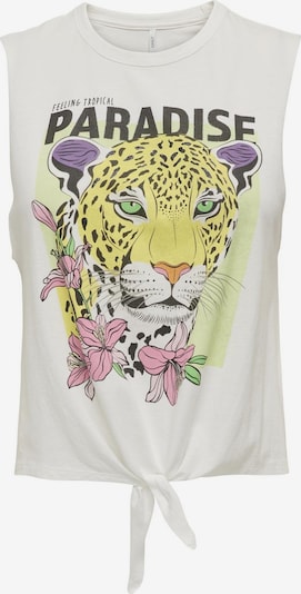 ONLY Top 'ONLLucy' u žuta / roza / crna / bijela, Pregled proizvoda