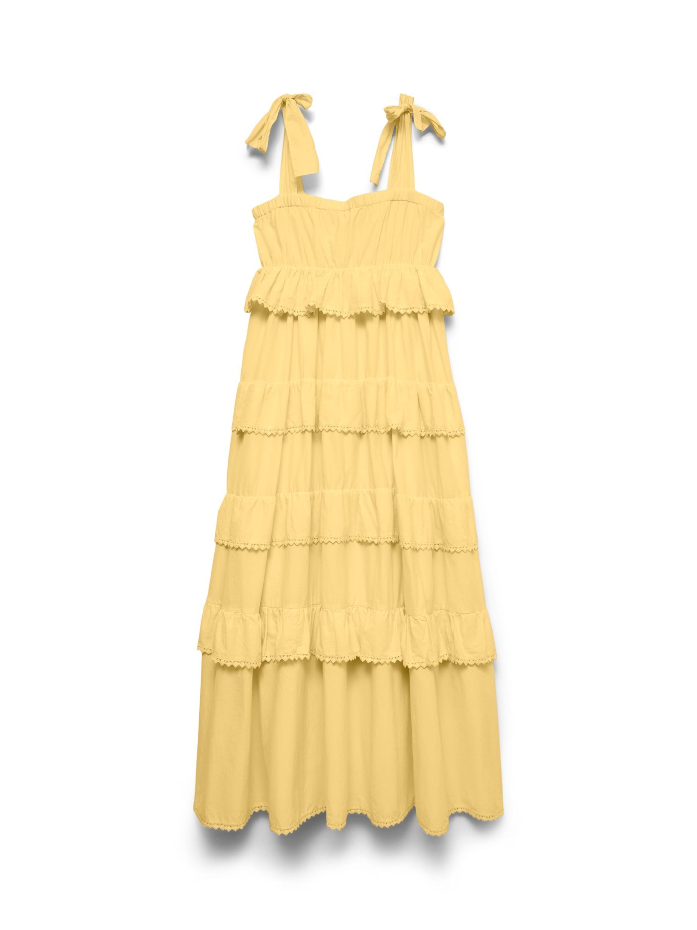 VERO MODA - Vestido 'VMDOLORES' en amarillo: frente