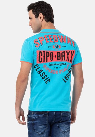 CIPO & BAXX Shirt in Blau
