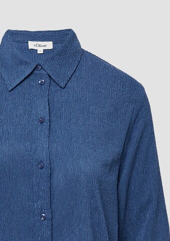 Chemisier s.Oliver en bleu