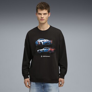 PUMA Sweatshirt 'BMW Motorsport' in Schwarz: Vorderseite
