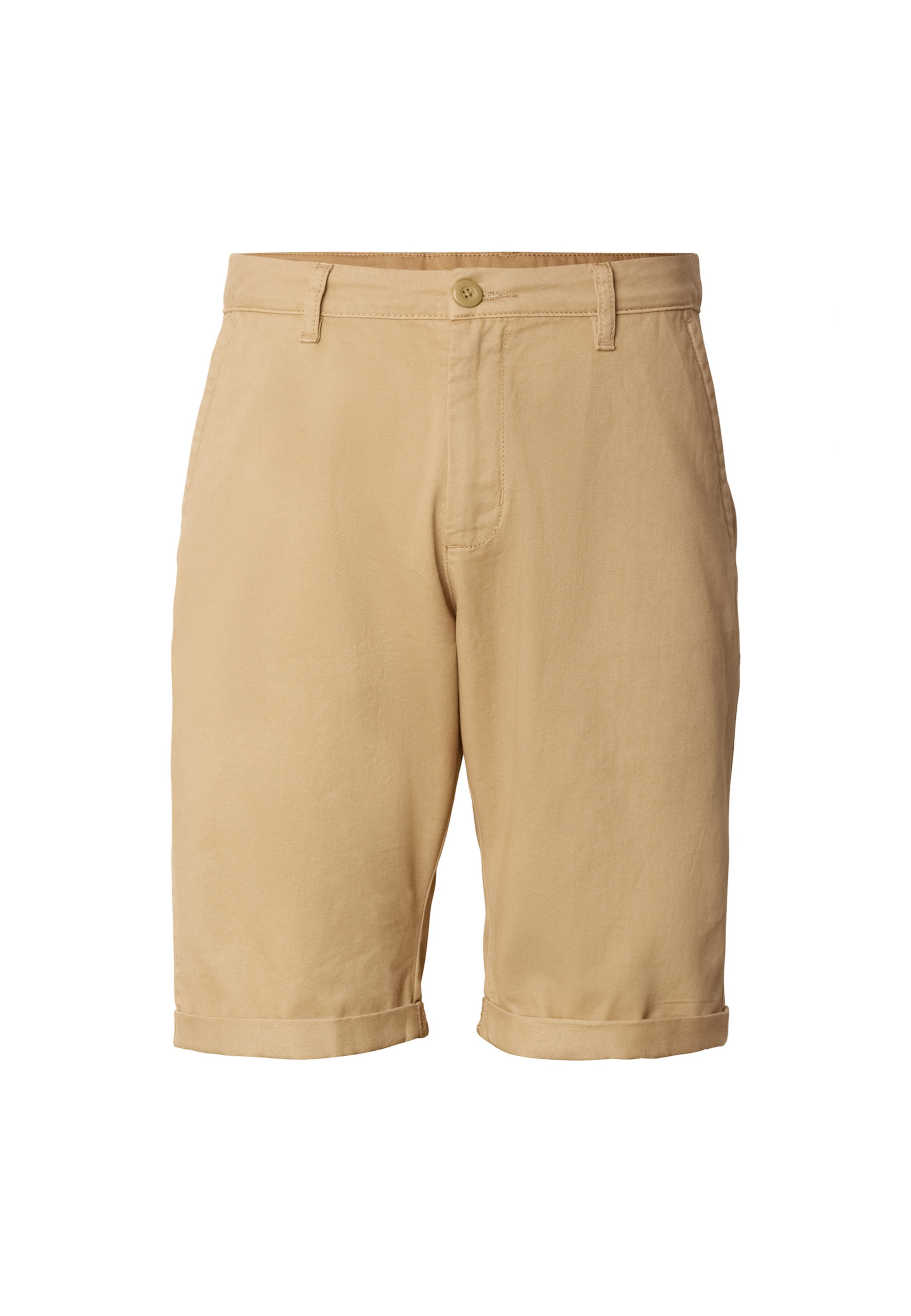 Urban Classics Regular Chino trousers in Brown: front