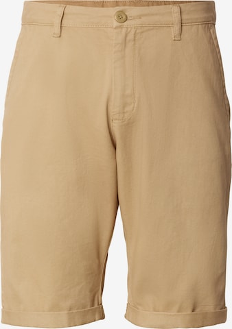 Urban Classics Regular Chino trousers in Brown: front