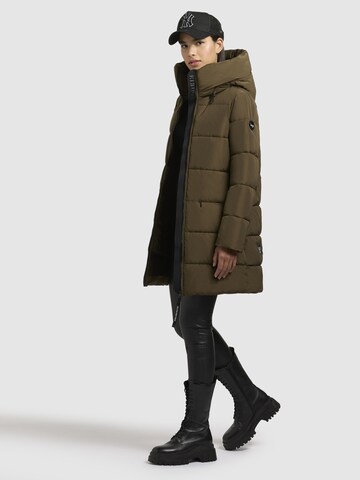 khujo - Sobretudo de inverno 'Phia' em verde