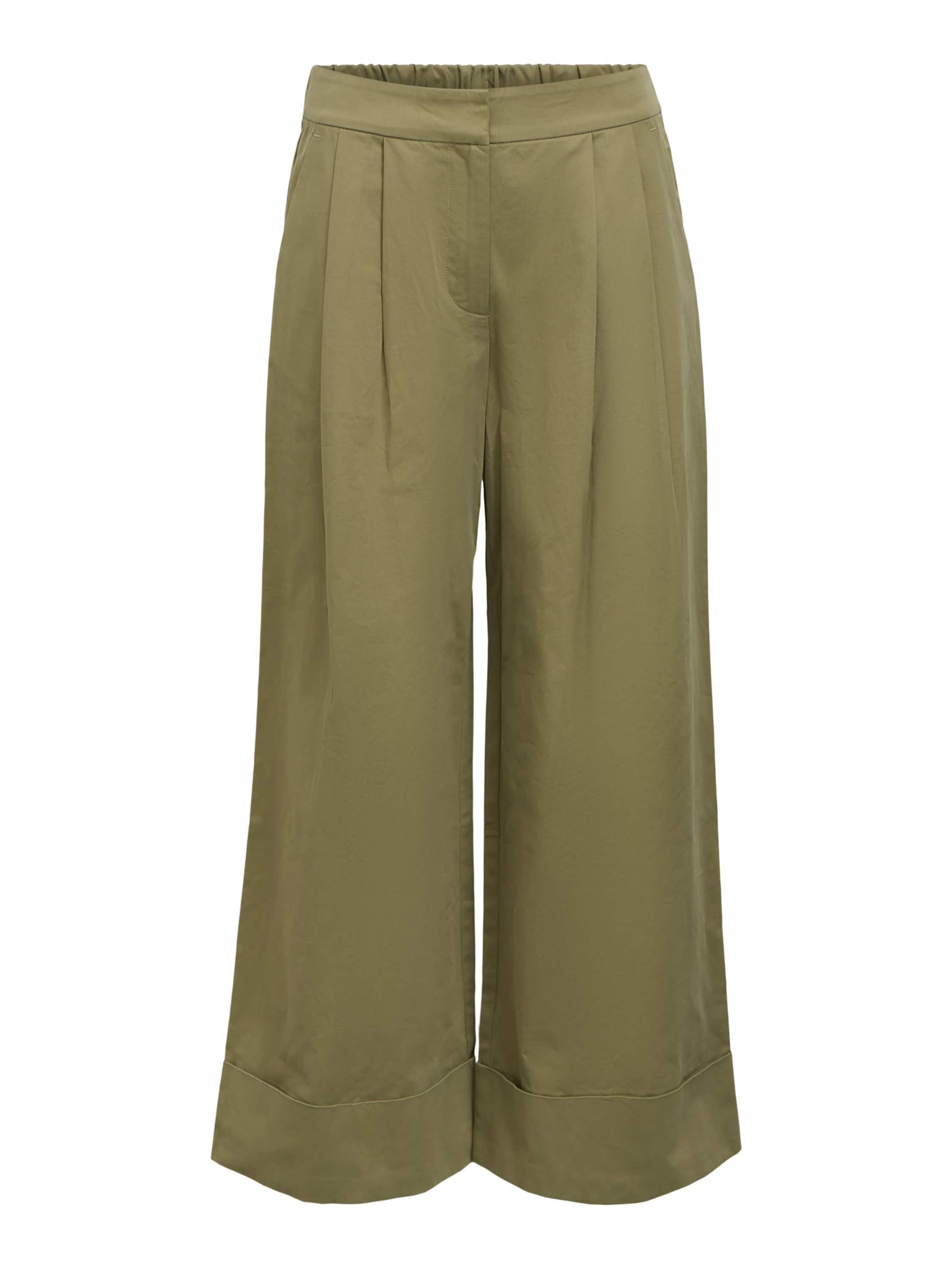 OBJECT Pleat-Front Pants 'OBJKasani' in 40 in Olive, Item view
