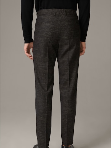 STRELLSON Slim fit Pleated Pants in Grey