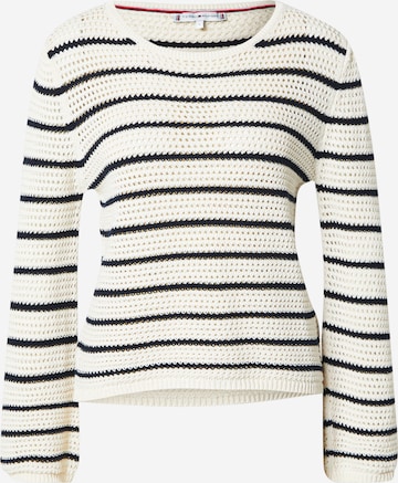 TOMMY HILFIGER Sweater in White: front