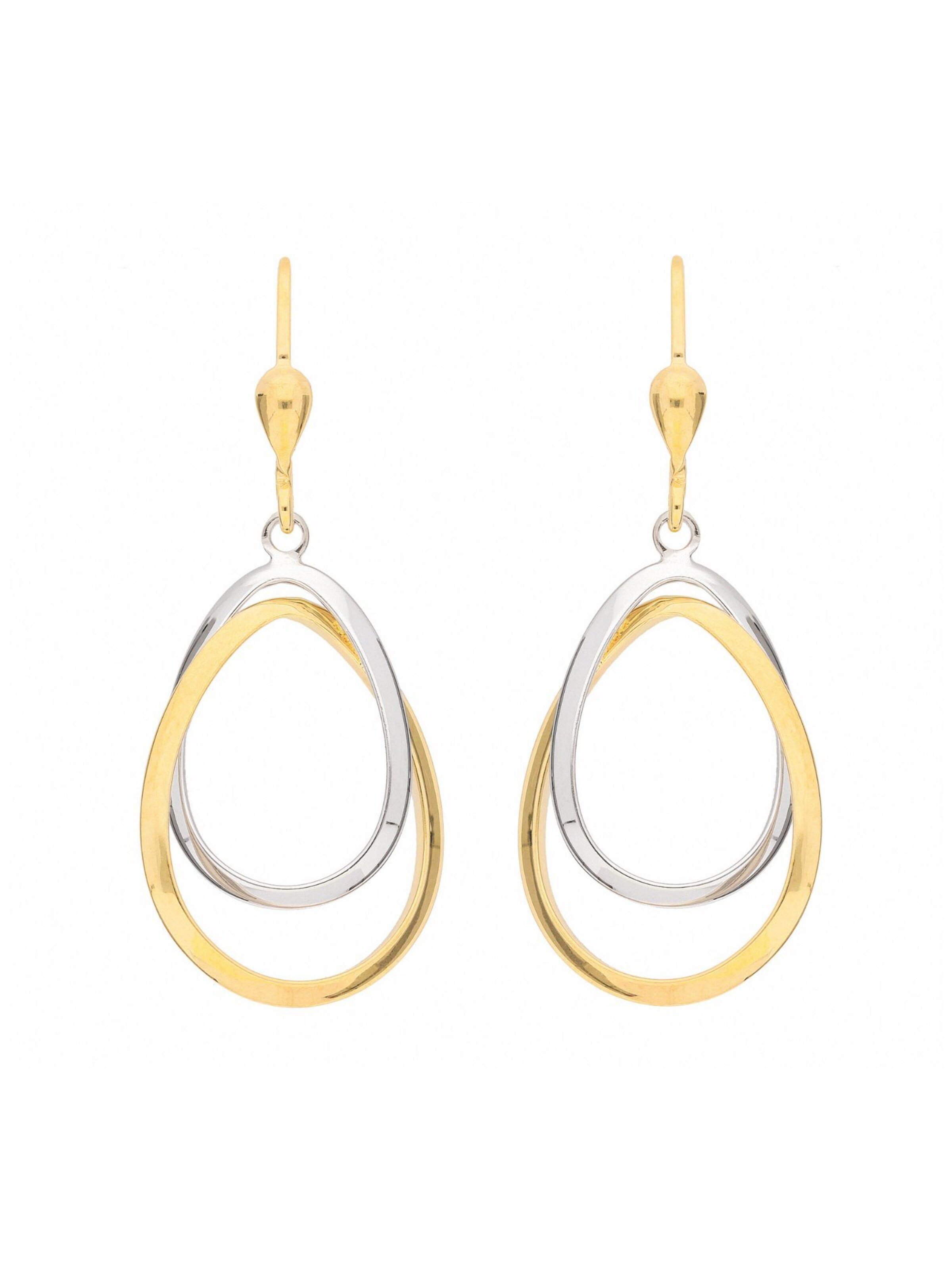 Adelia´s Ohrringe in Gold: Vorderseite