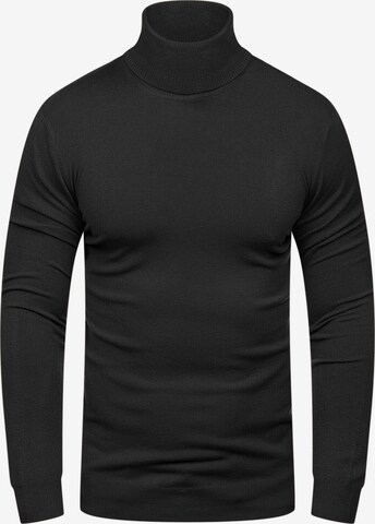 behype Sweater 'Tiberius' in Black: front