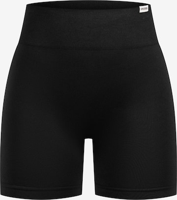 Smilodox Slimfit Sportbroek ' Harly ' in Zwart: voorkant