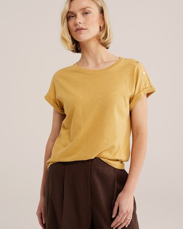 WE Fashion Paita värissä keltainen: etupuoli