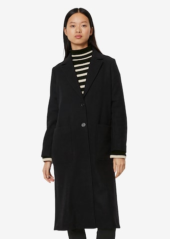 Marc O'Polo Between-Seasons Coat in Black: front