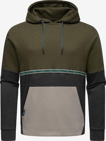 Ragwear Sweatshirt in Green: front