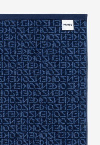 Kenzo Home Shower Towel 'STAMP' in Blue