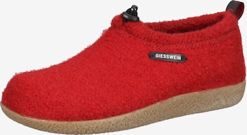 GIESSWEIN - Zapatillas de casa en rojo: frente