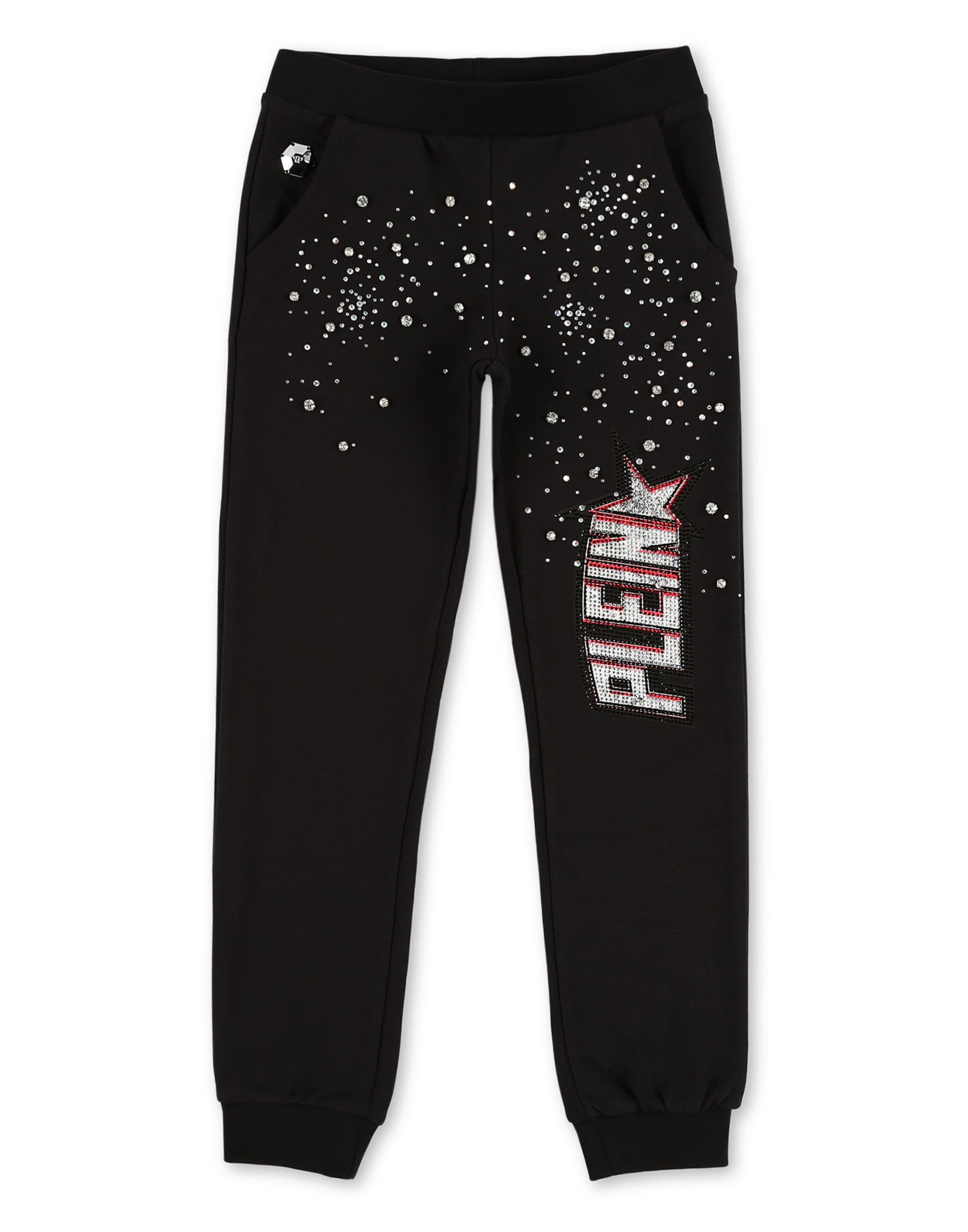 Philipp Plein - Regular Calças em preto: frente