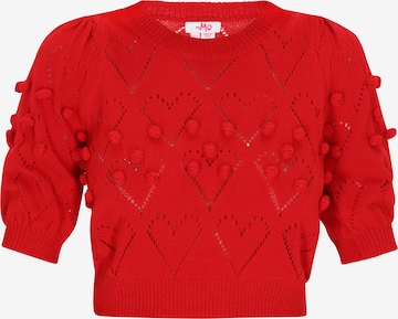 MYMO Пуловер 'Fashion Look' в червено: отпред