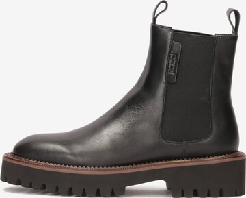 Kazar - Botas Chelsea en negro: frente