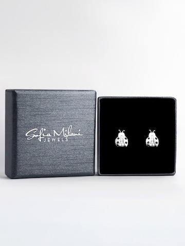 Sofia Milani Earrings 'Ladybug' in Silver
