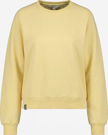 alife & kickin Sweatshirt 'ThyraAK A' in Gelb: Vorderseite