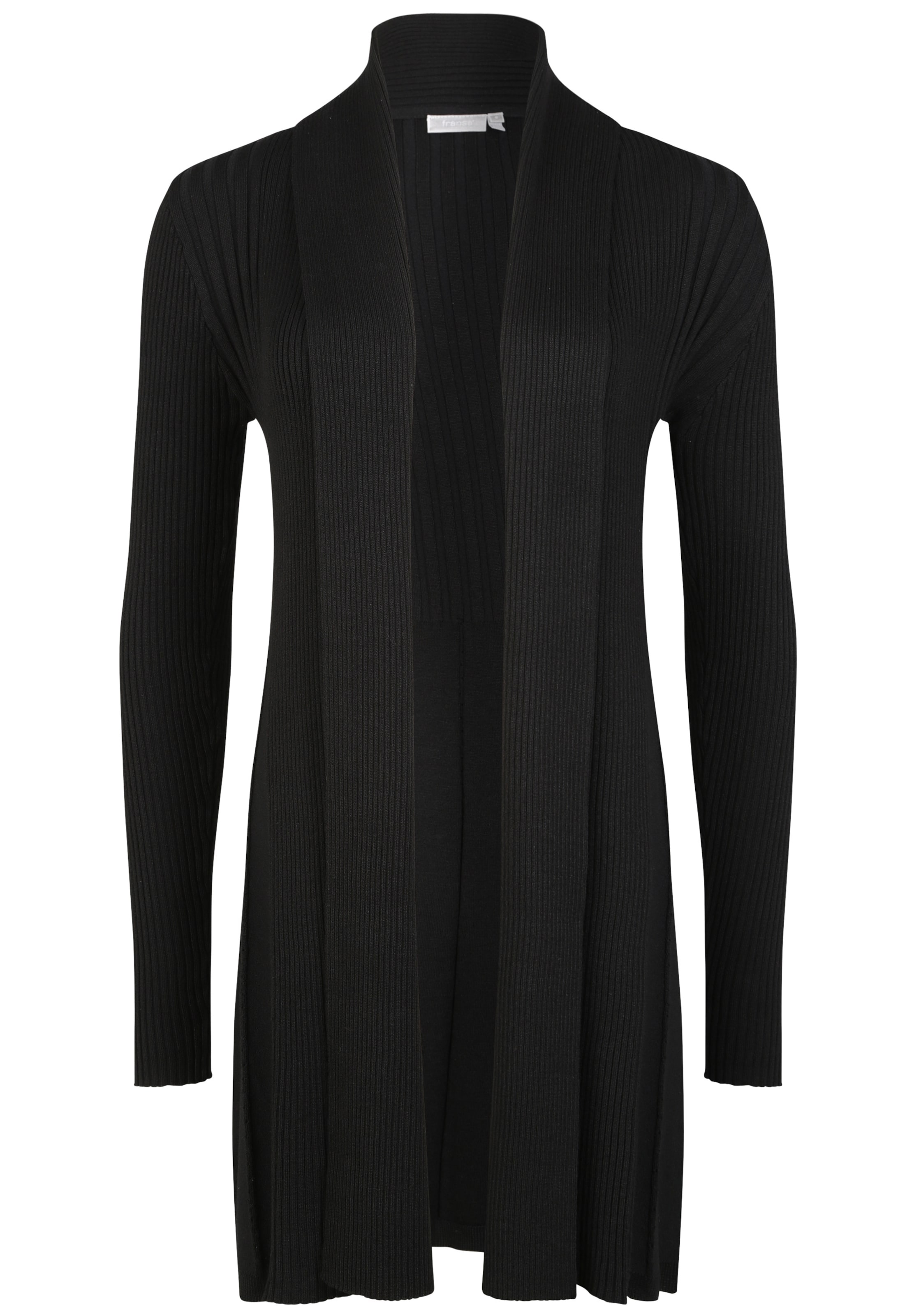Fransa Strickjacke 'FRZubasic' in Schwarz: Vorderseite